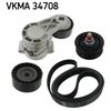 Image de Jeu De Courroies Trapézoïdales Poly Skf Vkma34708 Citroen;Ford;Peugeot