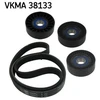 Image de Jeu De Courroies Poly Trapézoïdales Skf Vkma38133 Mercedes-Benz