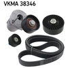 Image de Jeu De Courroies Poly Trapézoïdales Skf Vkma38346 Bmw