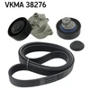 Image de Jeu De Courroies Poly Trapézoïdales Skf Vkma38276 Bmw