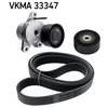 Image de Jeu De Courroies Poly Trapézoïdales Skf Vkma33347 Citroen;Peugeot