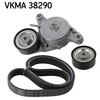 Image de Jeu De Courroies Poly Trapézoïdales Skf Vkma38290