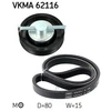 Image de Jeu De Courroies Trapézoïdales Poly Skf Vkma62116 Nissan