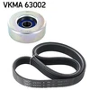 Image de Jeu De Courroies Trapézoïdales Poly Skf Vkma63002 Honda