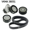 Image de Jeu De Courroies Trapézoïdales Poly Skf Vkma38051 Mercedes-Benz