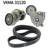 Image de Jeu De Courroies Trapézoïdales Poly Skf Vkma31120 Audi;Seat;Skoda;Volkswagen