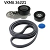 Image de Jeu De Courroies Trapézoïdales Poly Skf Vkma36221 Volvo
