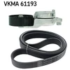 Image de Jeu De Courroies Trapézoïdales Poly-V Skf Vkma61193 Toyota