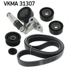 Image de Jeu De Courroies Trapézoïdales Poly Skf Vkma31307 Audi;Volkswagen