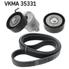 Image de Jeu De Courroies Trapézoïdales Poly-V Skf Vkma35331 Opel;Vauxhall