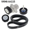 Image de Jeu De Courroies Poly Trapézoïdales Skf Vkma64115 Mazda