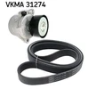 Image de Jeu De Courroies Poly Trapézoïdales Skf Vkma31274 Audi;Cupra;Seat;Skoda;Volkswagen
