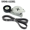 Image de Jeu De Courroies Trapézoïdales Poly Skf Vkma61081 Toyota