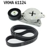 Image de Jeu De Courroies Poly Trapézoïdales Skf Vkma61124 Toyota