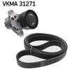 Image de Jeu De Courroies Poly Trapézoïdales Skf Vkma31271 Audi;Seat;Skoda;Volkswagen