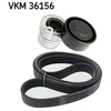 Image de Jeu De Courroies Poly Trapézoïdales Skf Vkma36156 Dacia;Mercedes-Benz;Nissan;Renault