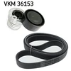 Image de Jeu De Courroies Poly Trapézoïdales Skf Vkma36153 Dacia;Renault