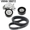 Image de Jeu De Courroies Trapézoïdales Poly-V Skf Vkma38872 Bmw;Mini