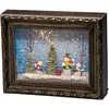Image de Konstsmide « Cadre avec bonshommes de neige » à LED, rempli d'eau, minuterie de 5 h, 2 diodes blanc chaud, à piles, intérieur, 4376-000 en occasion ou reconditionné