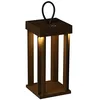 Image de Konstsmide Lanterne LED Cannes | Couleur rouille | Intérieur / extérieur | Aluminium | 2 couleurs de lumière | 3 modes d'éclairage | Autonomie de la batterie jusqu'à 20 h | 7819-970, 15 cm (L)/15 cm en occasion ou reconditionné