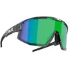 Image de Bliz - Fusion Small Cat 3 - Lunettes vélo Crystal Black - Brown W Green Multi Cat 3