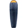 Image de Haglöfs - Tarius Lite +8 - Sac de couchage Midnight Blue / Tangerine - 190 cm - Ouverture gauche
