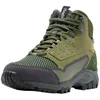 Image de Haglöfs - Rosson Proof Mid - Chaussures randonnée femme Magnetite / Olive Green - 37.1/3