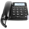 Image de Doro Magna 4000 Téléphone Fixe Amplifié +60dB sur Le combiné, avec Touches espacées, Grand écran (Noir) [Version Française] en occasion ou reconditionné