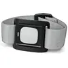 Image de Bracelet médaillon d'alerte connecté Bluetooth - Argent/Noir