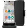 Image de Doro 8100 Plus 4G Smartphone Débloqué pour Seniors, Résistant à l'eau, avec Triple Caméra, Écran 6.1", GPS, Reconnaissance Faciale, Socle Chargeur et Étui [Version Française] (Noir) en occasion ou reconditionné