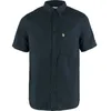 Image de Fjällräven - Övik Travel Shirt SS - Chemise homme Dark Navy - M
