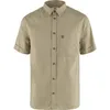 Image de Fjällräven - Övik Travel Shirt SS - Chemise homme Sand Stone - S
