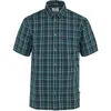 Image de Fjällräven - Övik Lite Shirt SS - Chemise homme Dark Navy / Dawn Blue - S