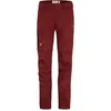 Image de Fjällräven - Karla Pro Zip-off Trousers W - Pantalon randonnée convertible femme Bordeaux Red - EU 42