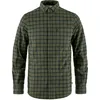 Image de Fjällräven - Övik Flannel Shirt - Chemise homme Laurel Green / Indigo Blue - XXL