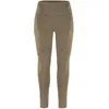 Image de Fjällräven - Abisko Tights - Leggings femme Suede Brown - XXS