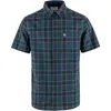 Image de Fjällräven - Övik Travel Shirt SS - Chemise homme Indigo Blue / Dark Navy - M