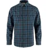 Image de Fjällräven - Övik Travel Shirt LS - Chemise homme Indigo Blue / Dark Navy - XXL