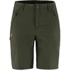Image de Fjällräven - Abisko Trail Stretch Shorts W - Short randonnée femme Deep Forest - EU 48
