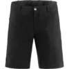 Image de Fjällräven - Hoja Hybrid Shorts M - Short vélo homme Black - EU 48