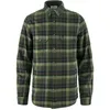 Image de Fjällräven - Singi Heavy Flannel Shirt - Chemise homme Black / Deep Forest - XS