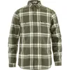 Image de Fjällräven - Övik Lite Flannel Shirt - Chemise homme Laurel Green / Chalk White - M