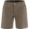Image de Fjällräven - Hoja Hybrid Shorts W - Short vélo femme Suede Brown - EU 40