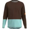Image de Poc - Motion Air L/S Jersey - Maillot VTT homme Bronzite Brown / Lazurite Blue - S