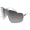 Image de Poc - Devour Cat 3 - Lunettes vélo Hydrogen White 2026 - Clarity Road Sunny Silver Cat 3