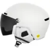 Image de Poc - Obex Visor - Sunny Silver Cat 3 - Casque ski avec visière Hydrogen White - M / L (55 - 58 cm)