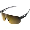 Image de Poc - Elicit Cat 2 - Lunettes vélo Uranium Black - Clarity Road Partly Sunny Gold Cat 2