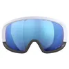 Image de Poc - Fovea Mid Race Marco Odermatt Edition - Masque ski Hydrogen White / Uranium Black - Partly Sunny Blue Cat 2