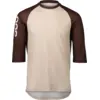 Image de Poc - MTB Pure 3/4 Jersey - Maillot VTT homme Light Sandstone Beige / Axinite Brown - XS