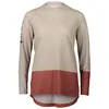Image de Poc - MTB Pure LS Jersey - Maillot VTT femme Light Sandstone Beige / Himalayan Salt - L